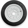 Rubbermaster - Steel Master Rubbermaster 4.80-12 6 Ply Highway Rib Tire and 4 on 4 Modular Wheel Assembly 599410